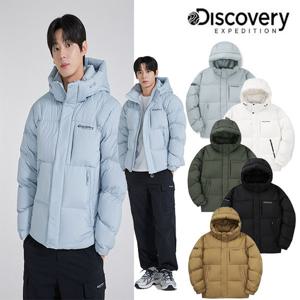 [디스커버리] 24FW 이월/남성/할인/[택가 379,000원]/세미오버핏/후드탈부착/베른 구스다운 숏패딩 DMDJ6A046
