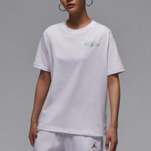 나이키반팔티 SQJ HV0195-100 조던 브루클린 프린트 반팔 티셔츠