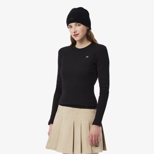 라코스테 공식 여성 립조직 슬림핏 긴팔 티셔츠 TF1692-55N 031