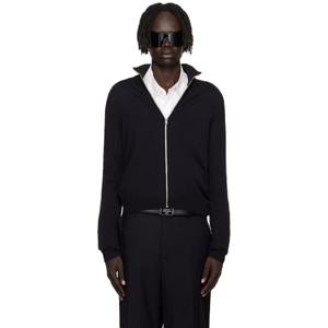 25 FW 아크네 남성 블랙 집업 가디건 252129M200002