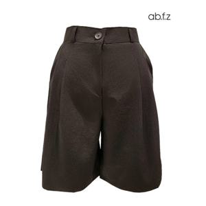 [에이비에프지]투 핀턱 밴 밴딩 5부 나일론 반바지 APZ5HP41G