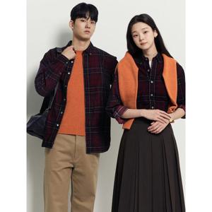 [빈폴멘] 남녀공용 코듀로이 체크 셔츠  레드 (BC5964C326)