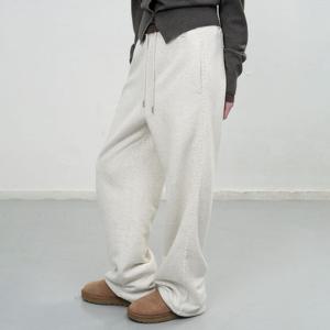 WOMAN 레이스 트리밍 스웨트 팬츠 [OATMEAL] / WBE2L11505