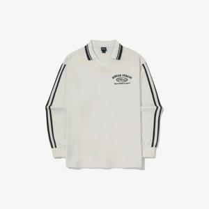 휠라긴팔티 GQT FS2POG3109X-SWH 스몰로고 카라 맨투맨