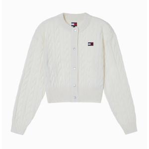 타미진 여성 배지 케이블 가디건 B1 T32F7KCD10TWT2 YBH