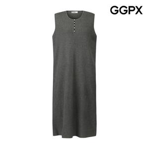 GGPX  진주 버튼넥 민소매 니트 원피스 (GP9OP008F)