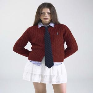 [후아유]여성 스티브 케이블 가디건 (WHCKF4901F)