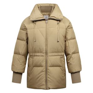 [링스본사] [25FW] 여성 와이드 에리 중기장 구스 다운 점퍼 L21E4JP259_BG