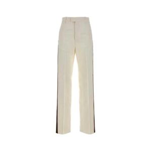 BOTTEGA VENETA White viscose blend pant 836496V5P00 1235