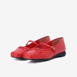 소다  여성 리본 포인트 메리제인 플랫 (ALS505-LS50)