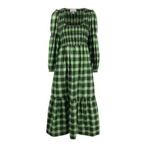 가니 롱 원피스 F7537484 Green