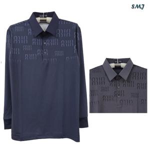 SMJ1842 남자 긴팔 카라 티셔츠 골프 중년 남성 긴팔티 봄 가을