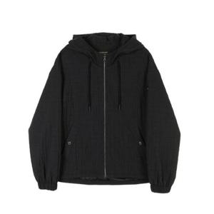 그린조이 HC12 여성 간절기 퀼팅 후드 점퍼 GM25WJ22W(블랙)