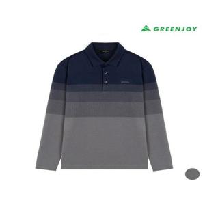그린조이 세이브존07 남성 그라데이션 PK 긴팔 티셔츠 GF24KY22M3