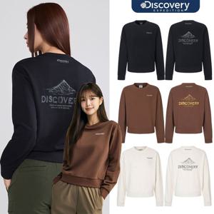 디스커버리 25FW 신상 여성 마운틴 백그래픽 맨투맨 DWMT42054