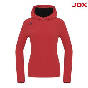 [JDX] 여성 자카드 패턴 후드티셔츠(X1TLU8404RE)