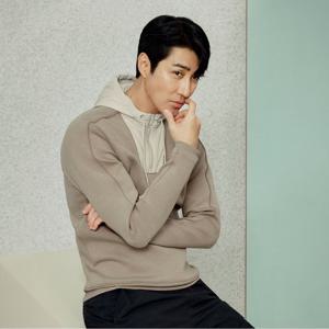 [JDX] 남성 패딩 패치 후드 맨투맨(X2TLU4449LI)