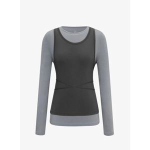 휠라 2in1 레이어드 커버업 티 FS253RL02F002 041 442