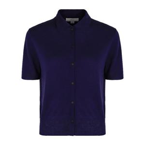 빈스 울 캐시미어 반팔 셔츠 V129379749 424DIR