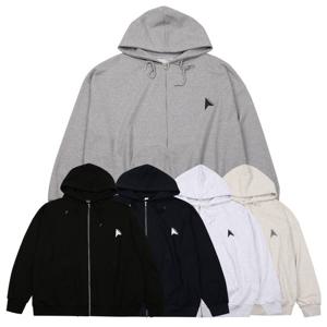 [파파브로] 국내제작 오버핏 사방스판 후드집업 점퍼 5C-JUA-Q124