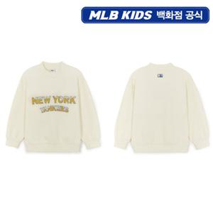 [MLB키즈] 스트릿 베이직 레터링 기모 맨투맨 (7AMTB1356-50CRS)