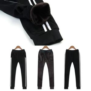 융털 두줄 트레이닝 팬츠 츄리닝 바지 고무줄바지 여모레깅스