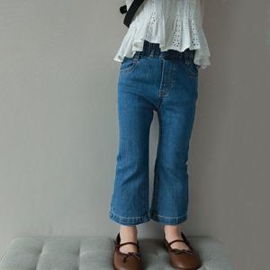 세미부츠컷 여아 중청 데님팬츠 205996