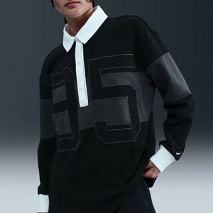 [나이키]나이키 스포츠웨어 여성 긴팔 그래픽 폴로 탑 HV4034-01