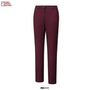 콜핑 세이브존04 와인색 가을/초겨울 여 슬림핏 스키니 바지시즈널(S)(KSP9531W )