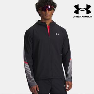 [언더아머(백)]남성 벨로시티 스톰 마라톤 런닝 경량 후드집업 바람막이 6005900-001