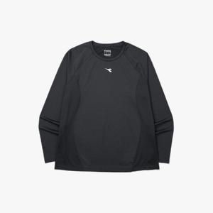디아도라긴팔티 AQS D5121RRL16GRD 벤트플로우 러닝 긴팔 티셔츠 DARK GREY