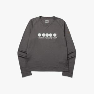 디아도라긴팔티 AQS D5123RRL05GRS 써마플로우 러닝 긴팔 티셔츠 GREY