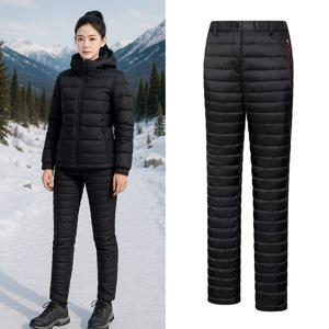 콜핑 여성 겨울 보온 덕다운 패딩 등산 바지 KSC954FP8W