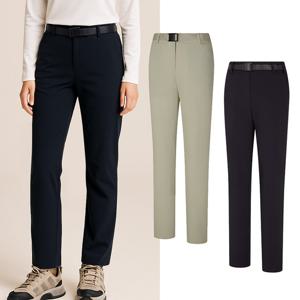 콜핑 여성 겨울 기모 파워스트레치 레귤러 나일론 등산 바지 KSC961VP0W