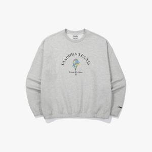 디아도라긴팔티 AQS D5122LFS20MGS 블루밍 맨투맨 우먼 GREY