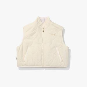 디아도라조끼 AQS D4422TPV72OWH 크로스코트 패딩 베스트 우먼 OFF WHITE