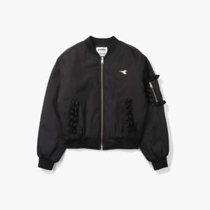 디아도라자켓 AQS D4422TPJ70BLK 크로스코트 봄버자켓 우먼 BLACK