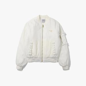 디아도라자켓 AQS D4422TPJ70OWH 크로스코트 봄버자켓 우먼 OFF WHITE