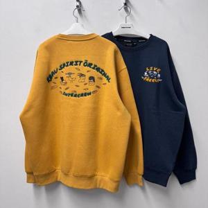 인터크루 HC10 남여공크루케릭터맨투맨 ITZ4TM31A