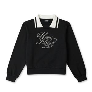 블랙야크 키즈 로미 니트 카라 기모맨투맨 B1 1BKTSWU502 BK AP