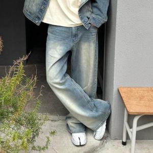 행텐 HC04 발코 슈퍼와이드 데님팬츠 10540-055-891