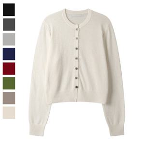 [리빌모아]여자 바네샤 라운드 긴팔 가디건 SGW-CA-Q093-아이보