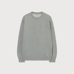 M 커버낫긴팔티 CQK CO2503CR02-MG 시그니처 심볼 맨투맨 Melange Gray