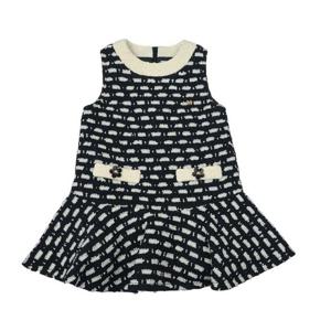 [프렌치캣(정상)]BK 트위드 점퍼스커트(Q55DAO080)