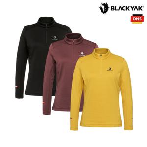 블랙야크 여성 DNS 폴라텍 그리드 집업 긴팔티 기능성 등산복 1BYZTWU501