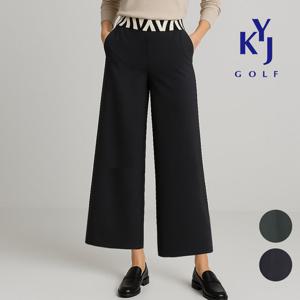 봄가을 밴딩 와이드 슬랙스 스판 편안한 여성 바지 DPFLSL84