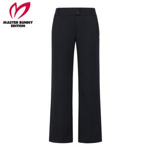 [마스터바니] 여성 엠보 백 로고 부츠컷 기모 팬츠