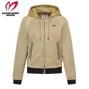 [마스터바니] 여성 엠보 하운드투스 패딩 레이어드 점퍼