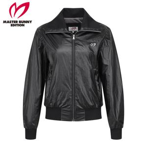 [마스터바니] 여성 글로시 리브 카라 집업 점퍼