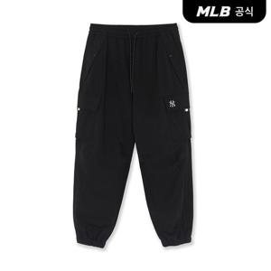 [MLB공식] 25FW 고프코어 강기모 카고 루즈 조거팬츠 NY (Black) 3AWPB0256-50BKS